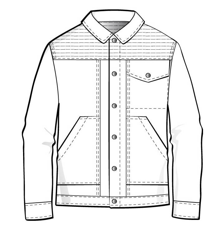 男裝夾克外套款式設計與服裝設計要點